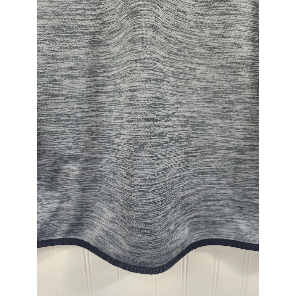 Adidas Golf Mens XL‎ Gray Heathered Quarter Zip Pullover Colorblock Sweatshirt